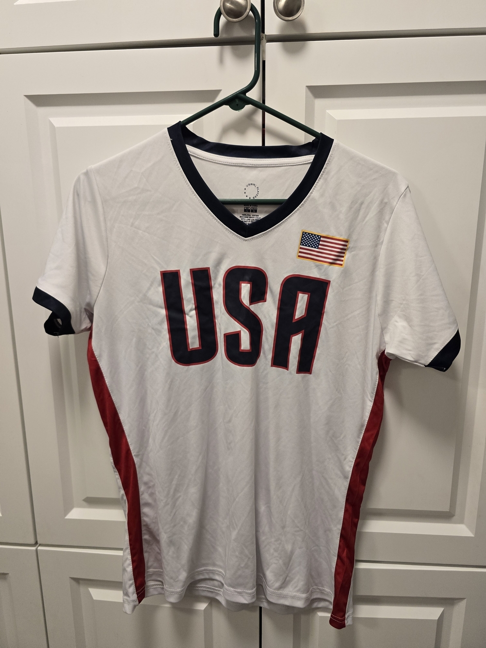 U.S. Soccer USWNT Champion 4 Stars #15 Megan Rapinoe Large Jersey Adult USA